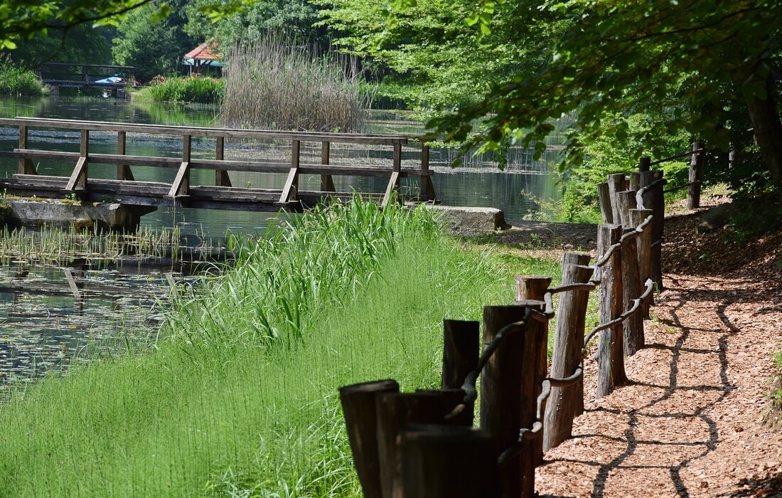Walking trails around Jankovac - Geopark Papuk